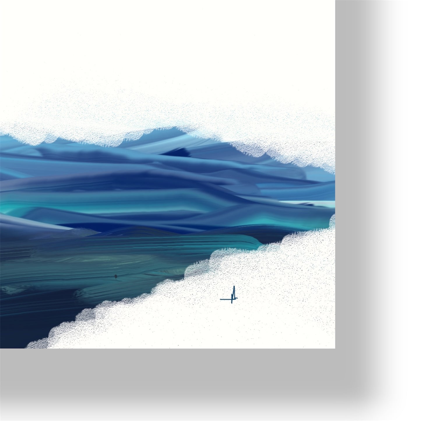 BLUE – Print | Design by KREMSBERGER