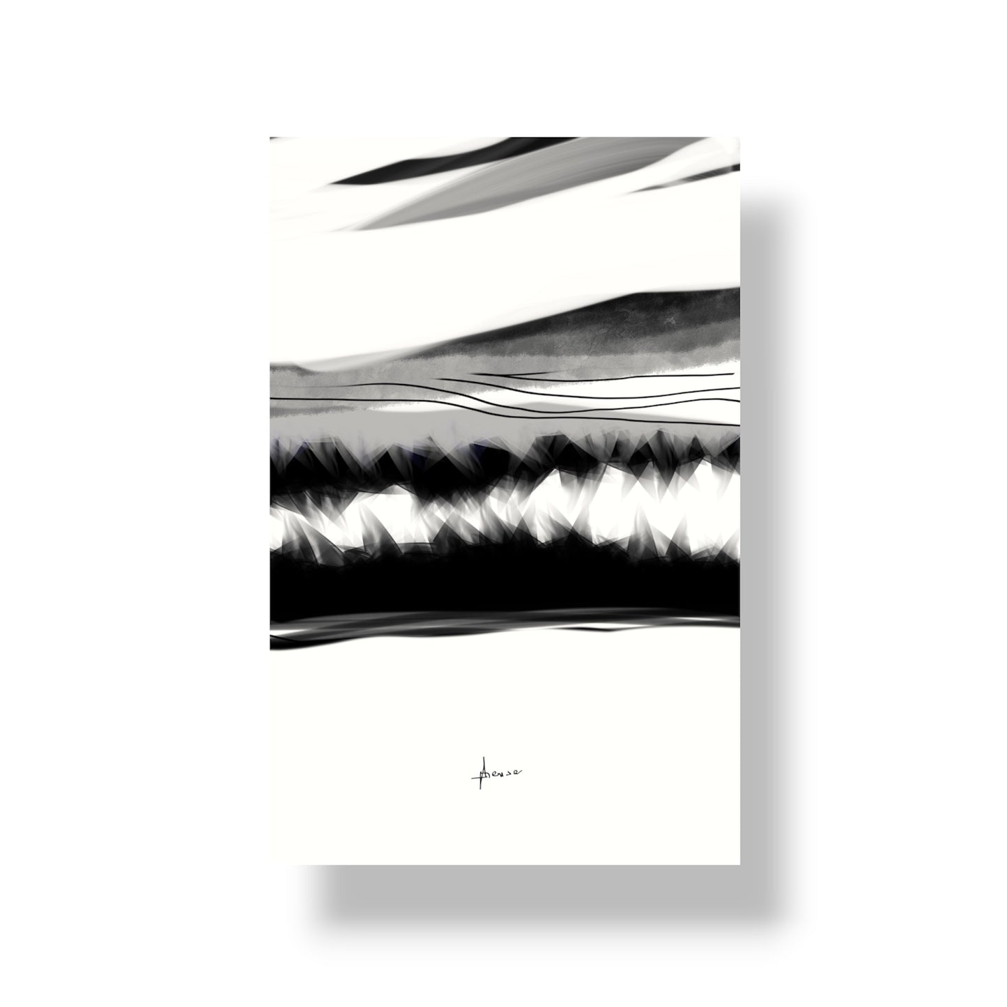 NOIR WAVES – Print | Design by KREMSBERGER