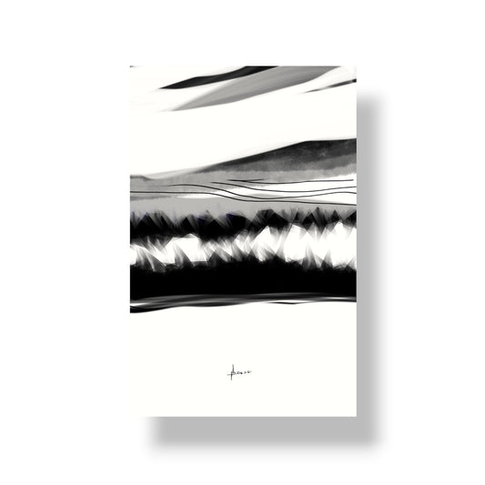 NOIR WAVES – Print | Design by KREMSBERGER