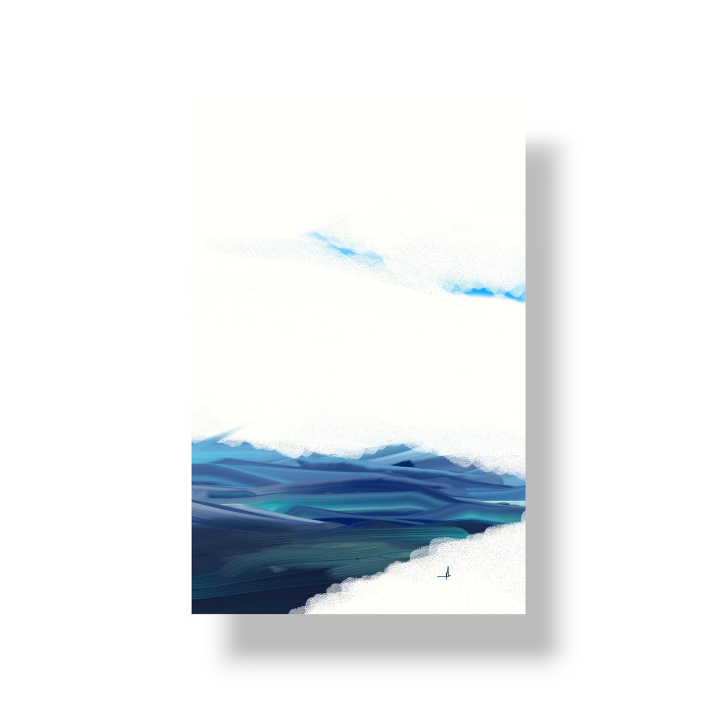BLUE – Print | Design by KREMSBERGER