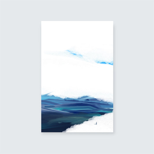 BLUE – Print | Design by KREMSBERGER